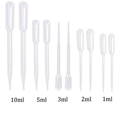 Yesallwas Plastic pippets Dropper 10ml 20Pcs, Large Pipette Dropper for Lab Measuring and distributing Liquid