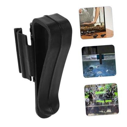 Mobestech 6pcs Aquarium Water Pipe Holder Clips Versatile Tube Clips for Water Pipes Easy Installation for Fish Tank Pump and Compatible Thick