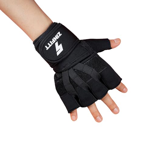 Boxing Hand Wraps Inner Gloves Men Women, Quick 45cm Long Wrist Straps, Elasticated Padded Fist Under Mitts Protection, Muay Thai MMA Kickboxing
