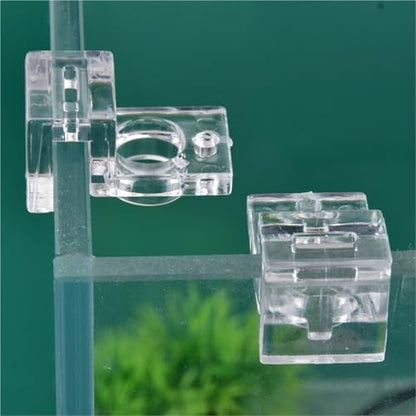 Aquarium lid Clips 16Pcs Fish Tank Acrylic Clip 4.5/5/5.5/6/8/10/12/15mm Aquarium Lid Cover Support Holder Bracket Clamp Stand Aquarium Supplies(5.5mm) - color: 5.5mm