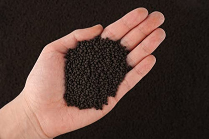 THRIVA Natural Soil Substrate for Natural Planted Aquarium, Plant or Shrimp Stratum, Clay Gravel and Stable Porous Substrate for Freshwater Aquarium, Rainforest Black 5L(10lbs),Small Size - size: S-1mm-5L