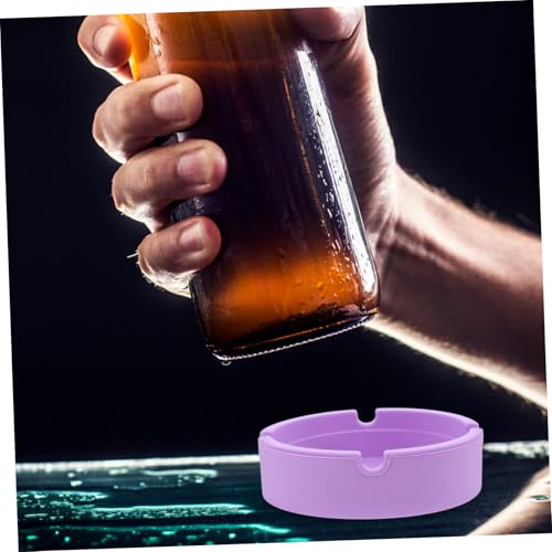 LABRIMP Non Slip Silicone Coaster Pad for Wine Beer Bottles Food Grade Silicone Holder with Slip Texture for Home Bar and Parties Inner