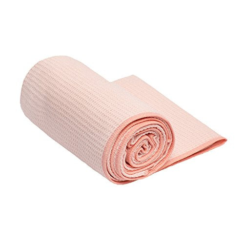 Hot Yoga Towel - Mat-Sized, Microfiber, Super Absorbent, Anti-Slip, Injury Free, 24" x 72" - Best Bikram Yoga Towel - Exercise, Fitness, Pilates Gear - color: Sakura Pink