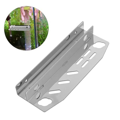 Abaodam Aquarium Tool Display Rack for Fish Tank Maintenance Stainless Steel Tweezers Scissors for Organized Aquatic Plant Care and Cleaning Efficient Storage for Fish Tank Supplies