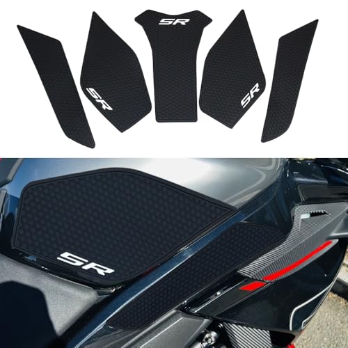 for CFMOTO CF Moto 450SR SR450 450 SR 2023 - Motorcycle Side Fuel Tank pad Tank Pads Protector Stickers Decal Gas Knee Grip Traction Pad 450SR 2024 tankpad Black