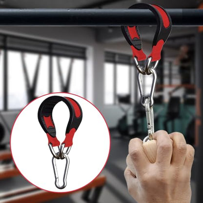 Boxing Bag Hanger Heavy Strap Punching Bag Holder Strong Hanger Strap | Home Gym Fitness Gear Women Men Exercises Equipment for Hammock, Pulley, Sandbag - color: Red