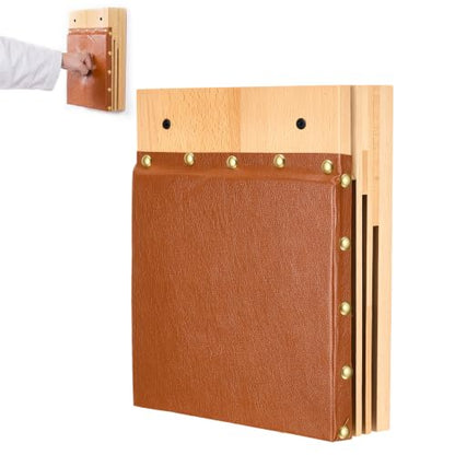Novabright Clapper Makiwara 12x 8.7 Inch Makiwara Board Strike Pad Portable Wall Mount Handheld Punching Martial Arts Karate Taekwondo Training Equipment for Home Gym Garage Dorm