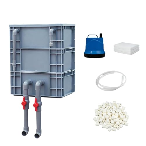 Fish Tank Filters,Heavy Duty Quiet Water Cycle Pump - Clean Water Trickle Turnover Box | for Filtration Circulation Cleaning Indoor Outdoor Home