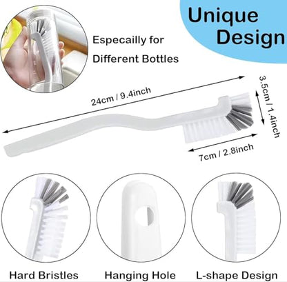 12 Pack Crevice Cleaning Brush Set–Household Deep Cleaning Supplies, Perfect for Small Spaces, Grout, and Tough Tasks