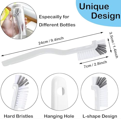11PCS Crevice Cleaning Brush Set - Hard Bristle Crevice Cleaning Brush Tool, Multifunctional Gap Scrub Brush for Home, Bathroom, Kitchen, Window Track, Bathtub, Vehicle, Faucets, Bowl, Teapot, Cup Use