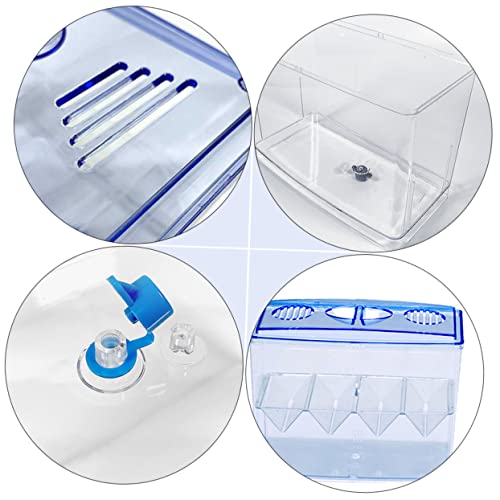 Toddmomy 1pc Stand Alone Fish Hatching Box Isolation Breeding Tank for Small Fish Self-Floating Design Prevents