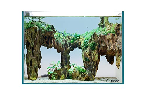 60P 23 Gallon Rimless Low Iron Aquarium Tank, W23.6×D15.7×H15.7 in(60x40x40cm) 8mm Thickness - size: 23Gal W23.6×D15.7×H15.7 in(60x40x40cm)
