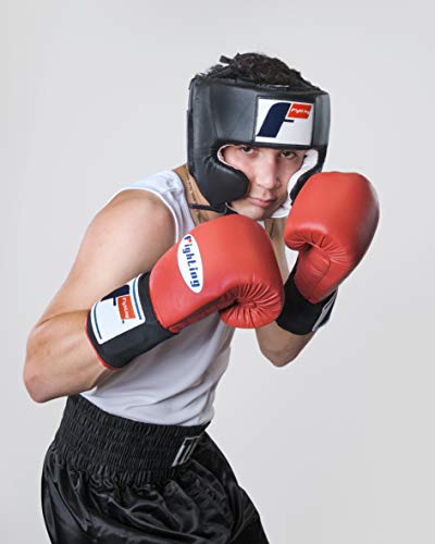 USA Boxing Competition Headgear (Cheek), Black, X-Large