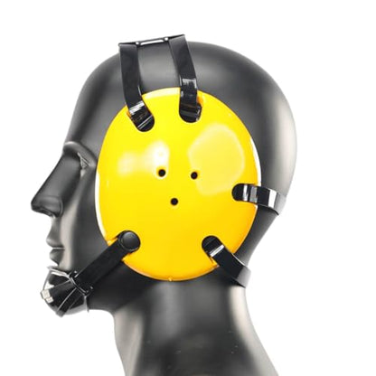 Wrestling Headgear with American Bald Eagle Decals - color: Yellow, size: Adult