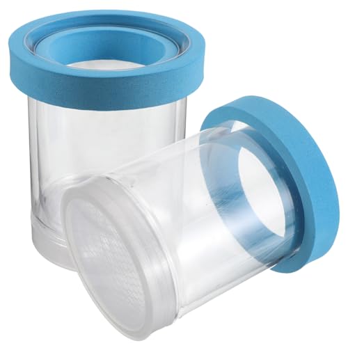 2pcs Floating Fish Breeding Box Plastic Aquarium Hatchery Incubator Isolation Tank for Small Fish Fry Guppy Betta Nursery