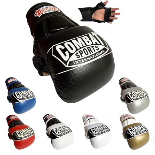 Combat Sports Max Strike MMA Training Gloves - color: Black, size: X-Large