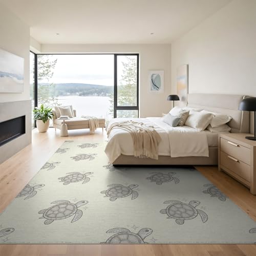 9'x12' Washable Flatwoven Rug, Light Gray Modern Star Stain Resistant Massive Carpet Non-Slip Chair-Friendly Mat for Dining Room, Basement, Large Office | Ref:1955509 - color: Beige/Pattern 12, size: 9' x 12' (Rectangular)