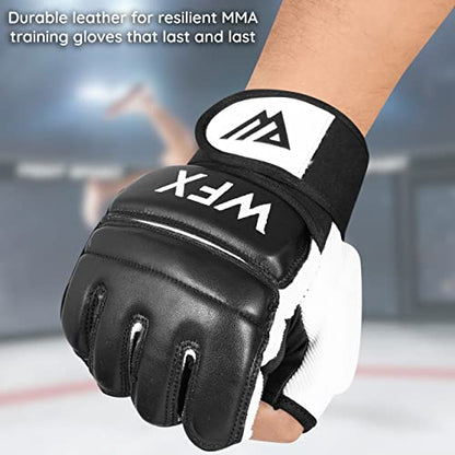 WFX Punch Bag Boxing Gloves Karate Mitts MMA Body Combat Taekwondo Training Martial Art Fighting Grappling Muay Thai TKD MMA Synthetic - size: Large