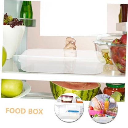 GALPADA 6pcs Food Storage Containers with Soft Lids, Non-stick Bottom Airtight Fridge Boxes for Bacon, Fish, and Cheese Preservation, Reusable Refrigerator Organizer Set for Cold Food