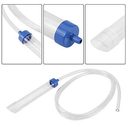 Aquarium Manual Water Changer Gravel Cleaner Water Purifier Siphon Hose PVC Liquid Transfer Tool Aquarium Cleaning Tool