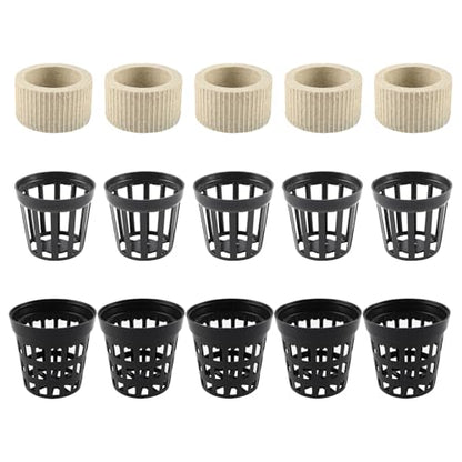 AUEAR, 15 Pack Aquatic Plants Fixed Ring Set Aquarium Weights Pots Rings Holder for Landscape Decoration Fish Tank Accessories