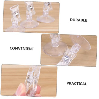 15pcs Suction Cup Clamps Feeding Tools for Fish Tank Aquarium Seaweed Clip Set Suitable for Aquatic Pets and Professional Aquarium Use