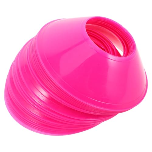 Toyvian Soccer Training Cones 20 Pack Sports Practice Discs for Soccer Drills Football Training Cones Basketball Skating Agility Markers Stackable Indoor Outdoor Field Marking Set