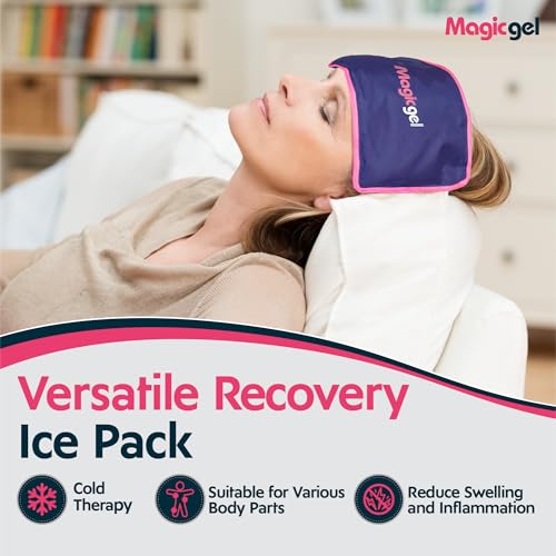 Magic Gel Premium Ice Pack - Reusable Gel Ice Pack (11.8" x 7.8") for Icing Injuries, Pain Relief, Cold Compress for Reducing Swelling - FSA HSA Eligible - | Flexible & Foldable 1 Count (Pack of 1) - style: M - 11.8 x 7.9 inches