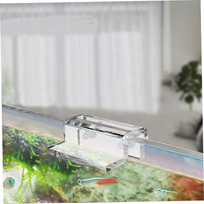 4pcs Acrylic Fish Tank Cover Holder Bracket for Open Aquariums Support Tool for Turtle Tanks and Pet Containers Stable and Design