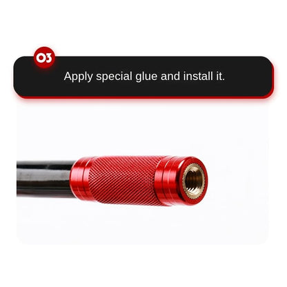 2pcs Universal 8mm Screw Thread Fishing Net Connector Adapter for DIY Modification | Folding Net Head Replacement Part for Fishing Rod Conversion - size: ID-21mm(0.82inch)