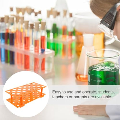 Zerodeko Microcentrifuge Tube Holder Rack Plastic Storage Organizer for Tubes Lab Use Compatible