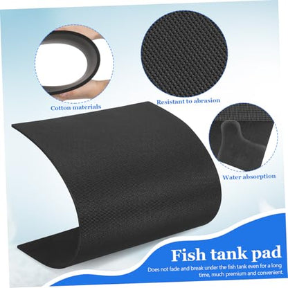 LIOOBO Shockproof Fish Tank Mat Non Slip Aquarium Pad Thick Durable Household Tank Cushion Reduces Stress and Protects Integrity of Your Aquarium