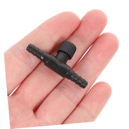 Cabilock 10pcs Shape Aquarium Air Valves Adjustable Plastic Regulators for Airline Tubing Sturdy Control Valves for Fish Tanks Efficient Oxygen Supply System