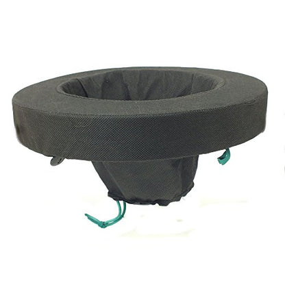 PondH2o Floating Aquatic Water Garden Pond Plant or Flower Fabric Planter Baskets, 10" Square & 14" Round, Aquaponics, Hydroponics | Value 2 Pack