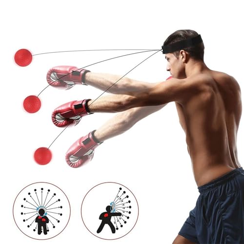 Boxing Reflex Ball Punching Speed Equipment - color: four balls 2