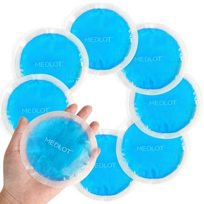 LotFancy Ice Pack for Injuries Reusable, 8 Pack, Small Hot Cold Therapy Pad