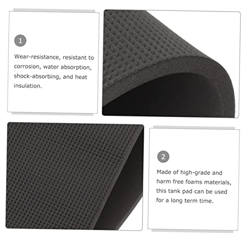 Thickened Fish Tank Mat Non- Aquarium Bottom Pad for Enhanced Stability Thick Cushion for Aquariums and Pets Protective Fish Tank Supply - size: 80X40CM