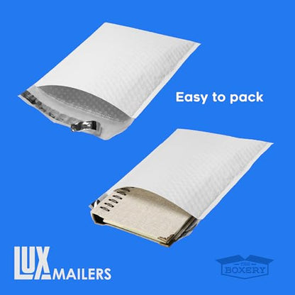 The Boxery 7.25x8" #CD Poly Bubble Mailers 200 Pack, Padded Envelopes, Self Seal, Waterproof Shipping Bags for Shipping & Packaging - size: #CD 7.25'' x 8'' (200)