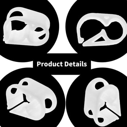 BokWin 5PCS Plastic Tubing Clamps Adjustable Tube Clamp, 1/4"-1/2" Tube OD Shut Off Hose Clamp Water Flow Control Tube Clip Pipe for Control Wine Beer Bottle and Infusion Bottle
