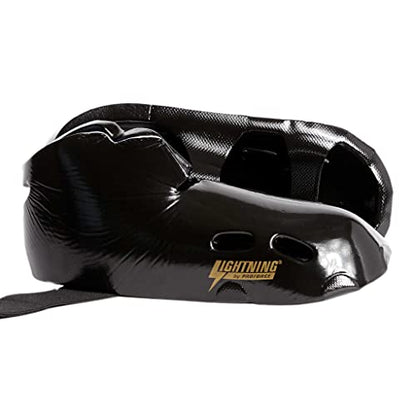 Karate Taekwondo Sparring Foot Pads - color: black, size: adult large 9-10