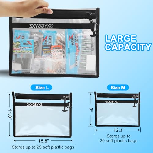 Fishing Gear Storage Bag Bait Storage Sealed Edges Waterproof Protection Durable and Sturdy Large Capacity PVC-Free Fishing Accessories Bag