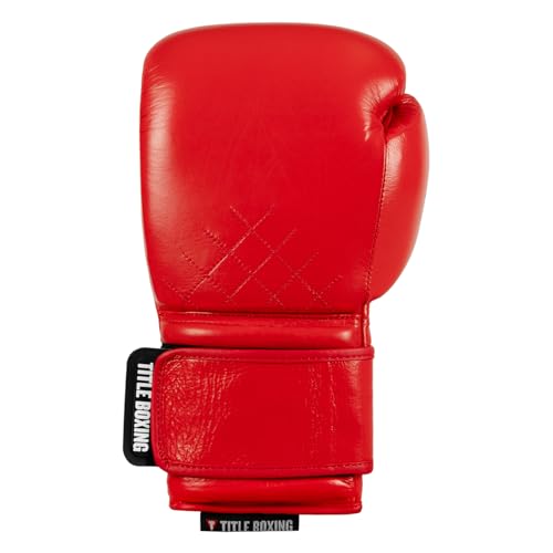 Title Boxing Ko-Vert Training Boxing Gloves - color: Red, size: 14 oz