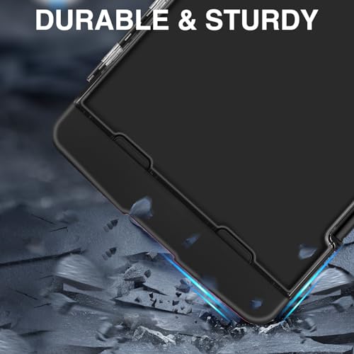 Sooez Original Clipboard with Storage & Pen Holder, Heavy Duty Clip Boards | Dual Compartment, Clearview, Dry Erase, High Capacity, Real Hinge, High Capacity, Pen Holder, Coach School & Office Supplies - color: Black
