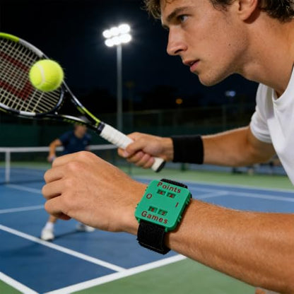 Golf Score Counter Watch, Manual Golf Score Counter - Plastic Compact Watch Stroke Keeper - Manual Dial Indicator, Green