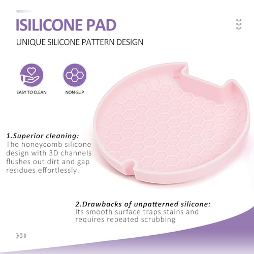 Orthodontic Retainer Case Aligner Mouth Guard Storage Box,Purple Pink - color: Purple Pink