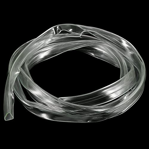 uxcell U Channel Edge Trim, 8.2ft Length Soft Rubber Guard Seal Strip Edge Protector Fit for 24-25mm Edge, (43/64" W x 1 3/16" H) Clear - size: 43/64"x 1 3/16"x 8.2ft