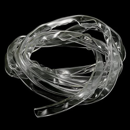 uxcell U Channel Edge Trim, 8.2ft Length Soft Rubber Guard Seal Strip Edge Protector Fit for 14-15mm Edge, (15/32" W x 3/4" H) Clear - size: 15/32"x 3/4"x 8.2ft