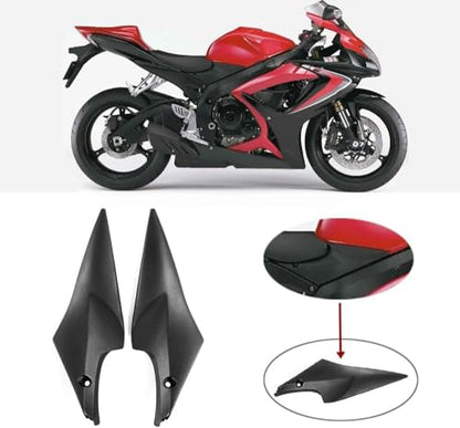 Matte Black Gas Tank Side Cover Panel Fairing Fit for Suzuki 2006 2007 GSXR600 GSXR750 K6 06 07 GSXR 600 GSXR 750 Tank Side Fairing Panel - size: Matte black