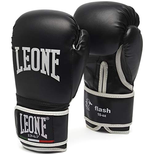 LEONE 1947, Flash Boxing Gloves - color: black, size: 12OZ