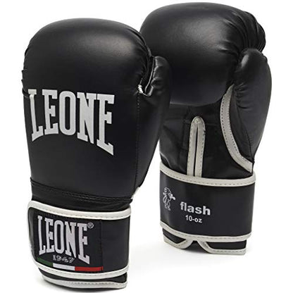LEONE 1947, Flash Boxing Gloves - color: black, size: 12OZ